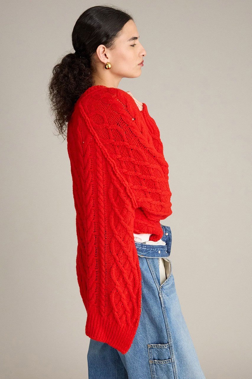 【ブリル/BRILL】のケーブルスリットプルオーバー 人気、トレンドファッション・服の通販 founy(ファニー) 　ファッション　Fashion　レディースファッション　Fashion for Women　トップス・カットソー　Cut & Sew Tops　ニット　Knit Tops & Sweaters　カジュアルプルオーバー・ニットトップス　Pullovers & Knit Tops / Casual Pullovers　秋　Autumn　other-4|ID: prp329100004737526 ipo3291000000035483692