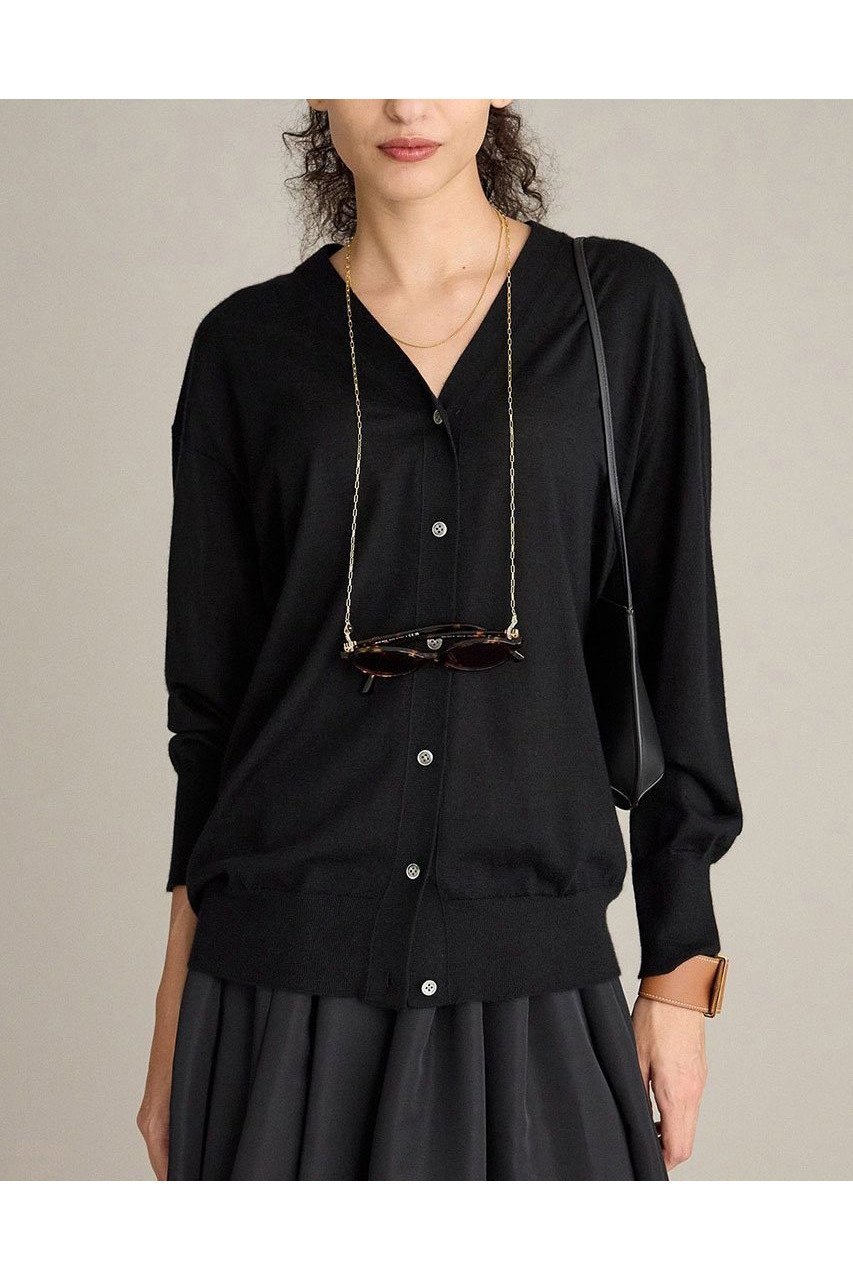 【ブリル/BRILL】のCARIAGGI カシミヤカーディガン インテリア・キッズ・メンズ・レディースファッション・服の通販 founy(ファニー) 　ファッション　Fashion　レディースファッション　Fashion for Women　トップス・カットソー　Cut & Sew Tops　ニット　Knit Tops & Sweaters　カーディガン・羽織り　Layered Style Cardigans　カーディガン　Cardigan, Knitwear　シンプル　Simple, Minimal　新作・新入荷　New Arrivals / New In　ブラック|ID: prp329100004737527 ipo3291000000034220048