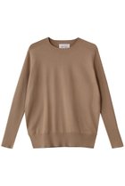 【ベイジ,/BEIGE,】のWILLOW(ウィロウ)/ストレッチクルーネックリブニット Milk Tea|ID:prp329100004737529