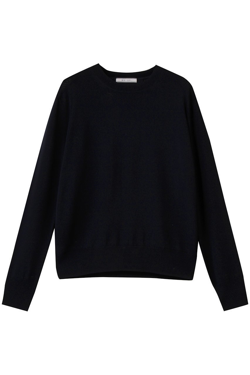 【ベイジ,/BEIGE,】のLECERF(ルセルフ)/異素材バックシアーストレッチニット インテリア・キッズ・メンズ・レディースファッション・服の通販 founy(ファニー) 　ファッション　Fashion　レディースファッション　Fashion for Women　トップス・カットソー　Cut & Sew Tops　ニット　Knit Tops & Sweaters　カジュアルプルオーバー・ニットトップス　Pullovers & Knit Tops / Casual Pullovers　シアー　Sheer, See-Through　シンプル　Simple, Minimal　ロング　Long, Long-Length　Navy|ID: prp329100004737530 ipo3291000000035744693