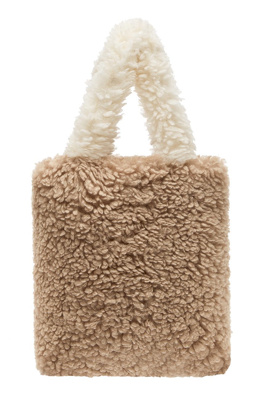 【レモンプレット/Lemonplet】のFAUX FUR MORIE ECO BAG インテリア・キッズ・メンズ・レディースファッション・服の通販 founy(ファニー) ファッション Fashion レディースファッション Fashion for Women バッグ Bags ベーシック Basic, Essential ポケット Pocket, Pocket Detail ミックス Mix, Mixed Style 軽量 Lightweight, Ultra Light BEIGE&CREAM|ID: prp329100004737531 ipo3291000000035717571