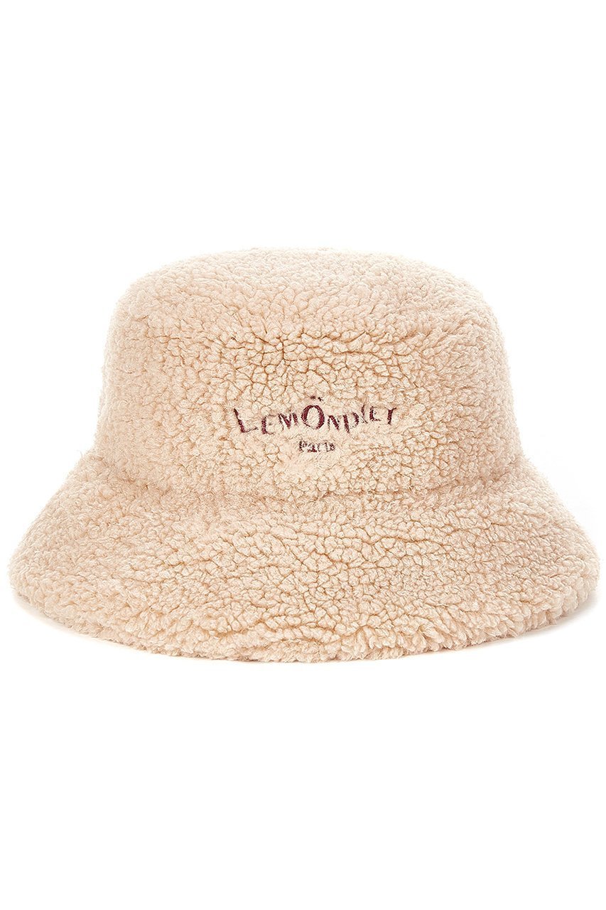 【レモンプレット/Lemonplet】のFAUX FUR BUCKET HAT WITH LEMONPLET LOGO インテリア・キッズ・メンズ・レディースファッション・服の通販 founy(ファニー) 　ファッション　Fashion　レディースファッション　Fashion for Women　キャップ&ハット　Hats & Caps　フェイクファー　Faux Fur, Imitation Fur　再入荷　Restock / Back in Stock　帽子　Hat, Headwear　A/W・秋冬　Autumn/Winter　BEIGE|ID: prp329100004737533 ipo3291000000034220113