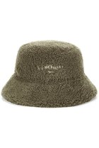 【レモンプレット/Lemonplet】のFAUX FUR BUCKET HAT WITH LEMONPLET LOGO 人気、トレンドファッション・服の通販 founy(ファニー) ファッション Fashion レディースファッション Fashion for Women キャップ&ハット Hats & Caps フェイクファー Faux Fur, Imitation Fur 再入荷 Restock / Back in Stock 帽子 Hat, Headwear A/W・秋冬 Autumn/Winter thumbnail KHAKI|ID: prp329100004737533 ipo3291000000034220115