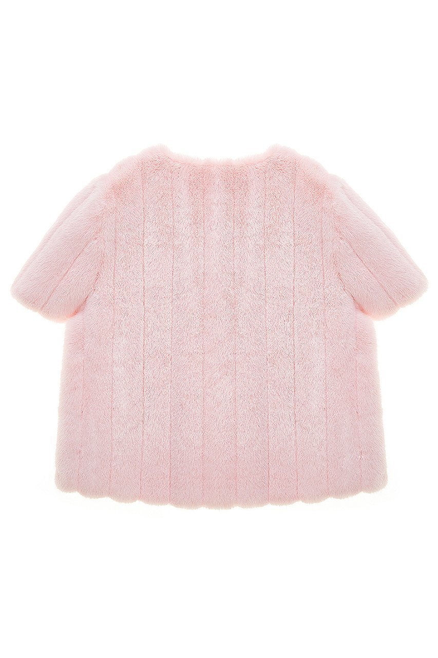 【レモンプレット/Lemonplet】のFAUX FUR HALF SLEEVED JACKET 人気、トレンドファッション・服の通販 founy(ファニー) 　ファッション　Fashion　レディースファッション　Fashion for Women　アウター　Coat / Outerwear Collection　レディースジャケット・軽アウター　Jackets　ショート　Short, Short Length　シンプル　Simple, Minimal　ジャケット　Jacket, Outerwear　スカーフ　Scarf, Neckwear　フェイクファー　Faux Fur, Imitation Fur　ポケット　Pocket, Pocket Detail　リボン　Ribbon, Bow　ループ　Loop, Loop Knit　other-2|ID: prp329100004737534 ipo3291000000035803268