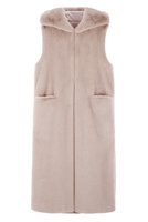 【レモンプレット/Lemonplet】のFAUX FUR LAON HOODED MAXI VEST 人気、トレンドファッション・服の通販 founy(ファニー) ファッション Fashion レディースファッション Fashion for Women アウター Coat / Outerwear Collection レディースジャケット・軽アウター Jackets ジャケット Jacket, Outerwear スリット Slit, Slit Detail ドローストリング Drawstring, Pull Cord ベスト Vest, Waistcoat マキシ Maxi, Full Length 再入荷 Restock / Back in Stock 定番 Standard, Basic Item |ID:prp329100004737535
