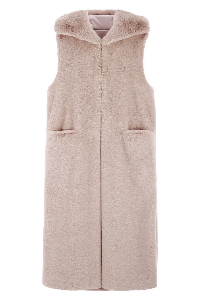 【レモンプレット/Lemonplet】のFAUX FUR LAON HOODED MAXI VEST インテリア・キッズ・メンズ・レディースファッション・服の通販 founy(ファニー) https://founy.com/ ファッション Fashion レディースファッション Fashion for Women アウター Coat / Outerwear Collection レディースジャケット・軽アウター Jackets ジャケット Jacket, Outerwear スリット Slit, Slit Detail ドローストリング Drawstring, Pull Cord ベスト Vest, Waistcoat マキシ Maxi, Full Length 定番 Standard, Basic Item |ID: prp329100004737535 ipo3291000000035807233