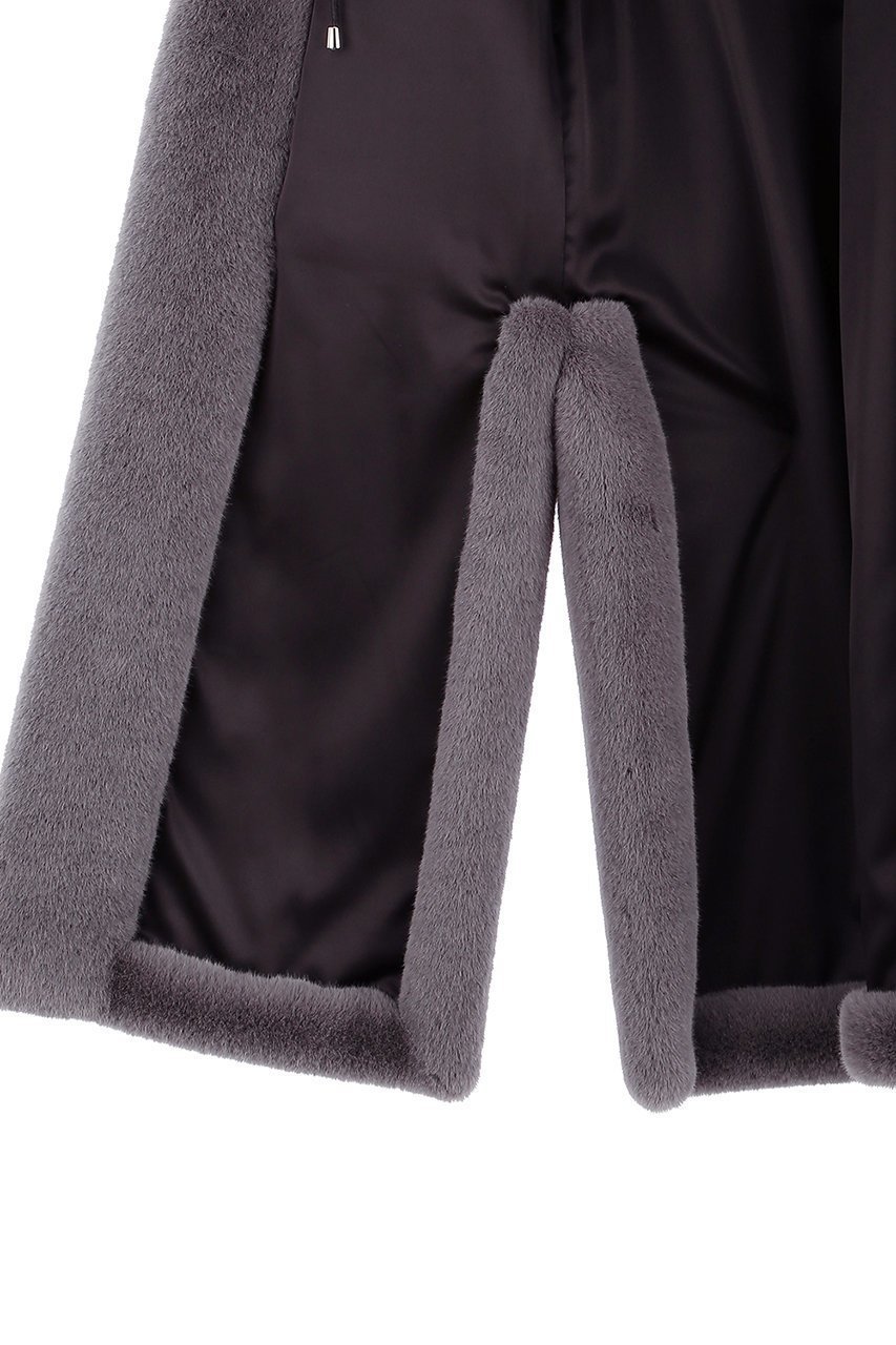 【レモンプレット/Lemonplet】のFAUX FUR LAON HOODED MAXI VEST 人気、トレンドファッション・服の通販 founy(ファニー) 　ファッション　Fashion　レディースファッション　Fashion for Women　アウター　Coat / Outerwear Collection　レディースジャケット・軽アウター　Jackets　ジャケット　Jacket, Outerwear　スリット　Slit, Slit Detail　ドローストリング　Drawstring, Pull Cord　ベスト　Vest, Waistcoat　マキシ　Maxi, Full Length　定番　Standard, Basic Item　other-5|ID: prp329100004737535 ipo3291000000036778619