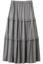 【ビリティス ディセッタン/Bilitis dix-sept ans】のフリルティアードスカート 人気、トレンドファッション・服の通販 founy(ファニー) ファッション Fashion レディースファッション Fashion for Women スカート Skirts ティアードスカート Tiered Skirts ロングスカート Long Skirts / Maxi & Midi Skirts 2026年 2026 スウェット / スエット Sweatshirt, Sweatwear ティアード Tiered, Tiered Style フリル Frill, Ruffle マキシ Maxi, Full Length ロング Long, Long-Length エレガント 上品 Elegant 夏 Summer 春 Spring S/S・春夏 SS, Spring/Summer, Warm Season thumbnail グレー|ID: prp329100004738862 ipo3291000000035870909