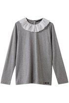 【ビリティス ディセッタン/Bilitis dix-sept ans】のボイルカラーロングTシャツ 人気、トレンドファッション・服の通販 founy(ファニー) ファッション Fashion レディースファッション Fashion for Women トップス・カットソー Cut & Sew Tops シャツ・ブラウス・オフィスカジュアル Elegant Blouses & Button-Ups ロングTシャツ・Tシャツ Longline T-Shirts & Tees カットソー・ベーシックTシャツ Cut-and-Sewn Tops / Stretch Tees & Basics 2025年 2025 2025-2026秋冬・A/W Autumn/Winter 2025–26 AW25–26 おすすめ Recommended / Our Picks カットソー Cut and Sewn Top カーディガン Cardigan, Knitwear スリーブ Sleeve, Long Sleeve / Short Sleeve フェミニン Feminine, Girly フリル Frill, Ruffle ロング Long, Long-Length A/W・秋冬 Autumn/Winter thumbnail グレー|ID: prp329100004738863 ipo3291000000034228918