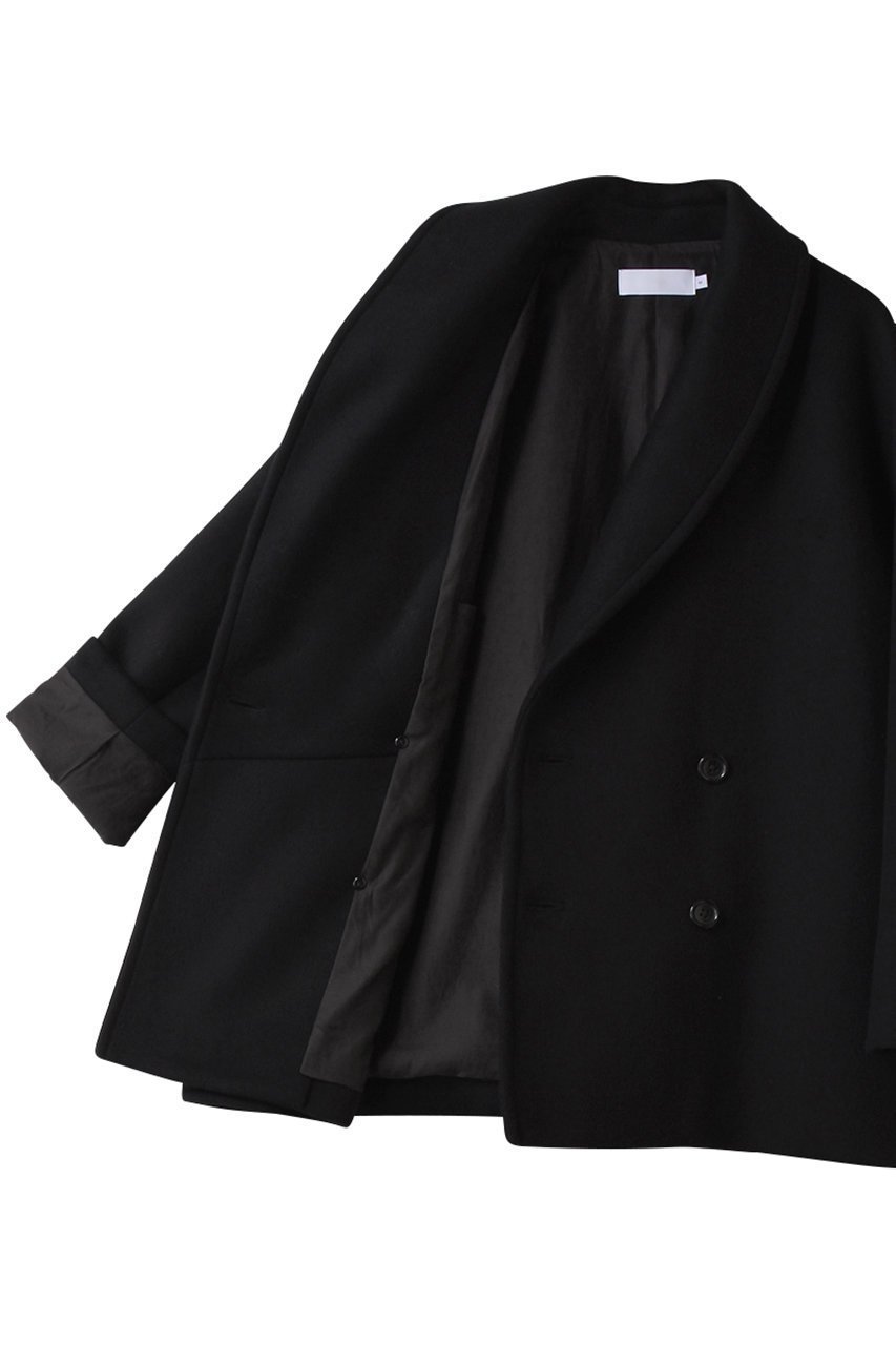 【グラフペーパー/Graphpaper】のLight Melton Shawl Collar Coat/コート 人気、トレンドファッション・服の通販 founy(ファニー) 　ファッション　Fashion　レディースファッション　Fashion for Women　アウター　Coat / Outerwear Collection　コート・ロングコート・ピーコート　Long Coats, Peacoats & More　ショート　Short, Short Length　ショール　Shawl, Wrap　バランス　Balance, Style Balance　メルトン　Melton, Heavy Wool　モダン　Modern, Contemporary　リラックス　Relax, Relaxed Fit　新作・新入荷　New Arrivals / New In　other-6|ID: prp329100004738864 ipo3291000000034228931