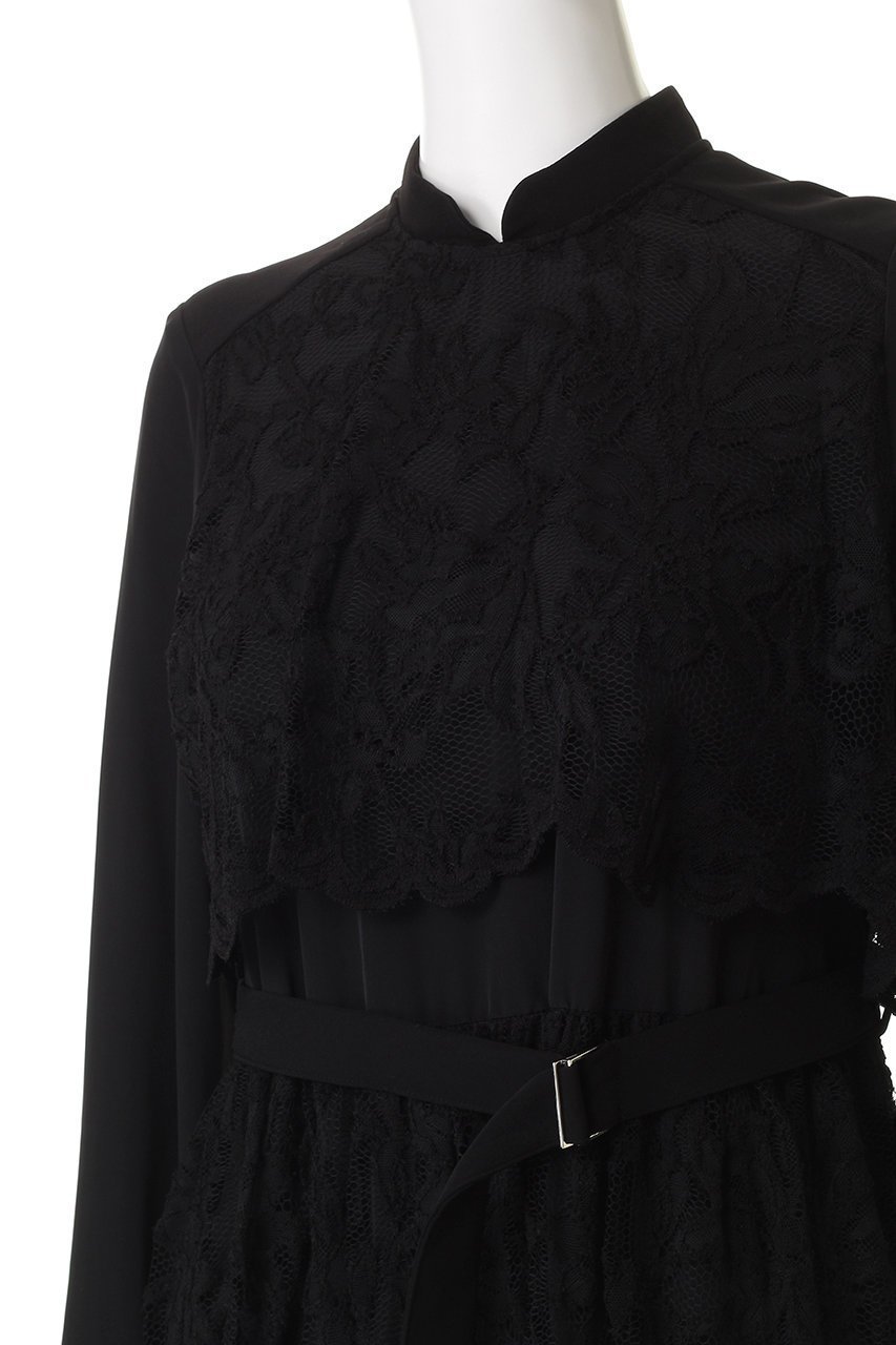 【ロキト/LOKITHO】のレイヤード レース ドレス 人気、トレンドファッション・服の通販 founy(ファニー) 　ファッション　Fashion　レディースファッション　Fashion for Women　ワンピース　Dresses　フォーマル・パーティードレス・結婚式用ドレス　Elegant & Casual Dresses　チュニック　Tunic Tops & Dresses　チュニック　Tunic, Long Top　ドレス　Dress, One-Piece　ミックス　Mix, Mixed Style　モダン　Modern, Contemporary　レース　Lace, Lace Fabric　ロング　Long, Long-Length　エレガント 上品　Elegant　新作・新入荷　New Arrivals / New In　other-5|ID: prp329100004738866 ipo3291000000034228946