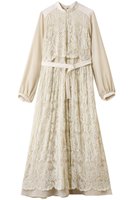 【ロキト/LOKITHO】のレイヤード レース ドレス 人気、トレンドファッション・服の通販 founy(ファニー) ファッション Fashion レディースファッション Fashion for Women ワンピース Dresses フォーマル・パーティードレス・結婚式用ドレス Elegant & Casual Dresses チュニック Tunic Tops & Dresses チュニック Tunic, Long Top ドレス Dress, One-Piece ミックス Mix, Mixed Style モダン Modern, Contemporary レース Lace, Lace Fabric ロング Long, Long-Length エレガント 上品 Elegant |ID:prp329100004738866