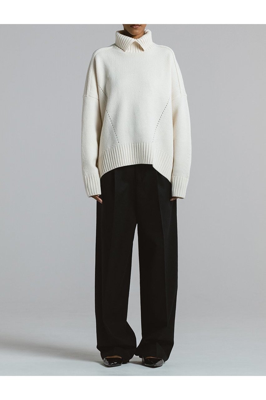 【チノ/CINOH】のオーバーサイズ ハイネック ニット 人気、トレンドファッション・服の通販 founy(ファニー) 　ファッション　Fashion　レディースファッション　Fashion for Women　トップス・カットソー　Cut & Sew Tops　ニット　Knit Tops & Sweaters　カジュアルプルオーバー・ニットトップス　Pullovers & Knit Tops / Casual Pullovers　イタリア　Italy　ウォーム　Warm Fabric　ハイネック　High Neck, Mock Neck　冬　Winter / This Winter　新作・新入荷　New Arrivals / New In　other-6|ID: prp329100004738873 ipo3291000000034229006