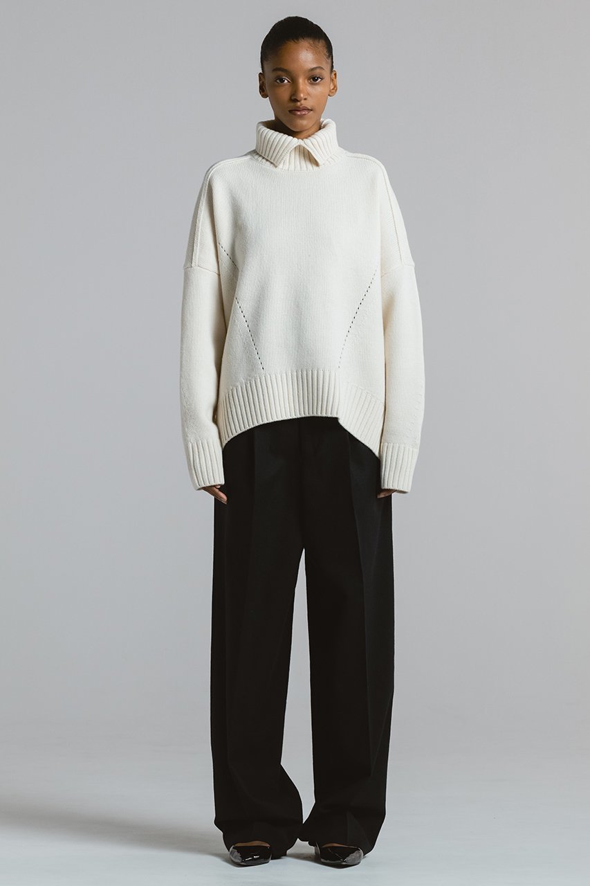 【チノ/CINOH】のオーバーサイズ ハイネック ニット 人気、トレンドファッション・服の通販 founy(ファニー) 　ファッション　Fashion　レディースファッション　Fashion for Women　トップス・カットソー　Cut & Sew Tops　ニット　Knit Tops & Sweaters　カジュアルプルオーバー・ニットトップス　Pullovers & Knit Tops / Casual Pullovers　イタリア　Italy　ウォーム　Warm Fabric　ハイネック　High Neck, Mock Neck　冬　Winter / This Winter　other-6|ID: prp329100004738873 ipo3291000000036885650