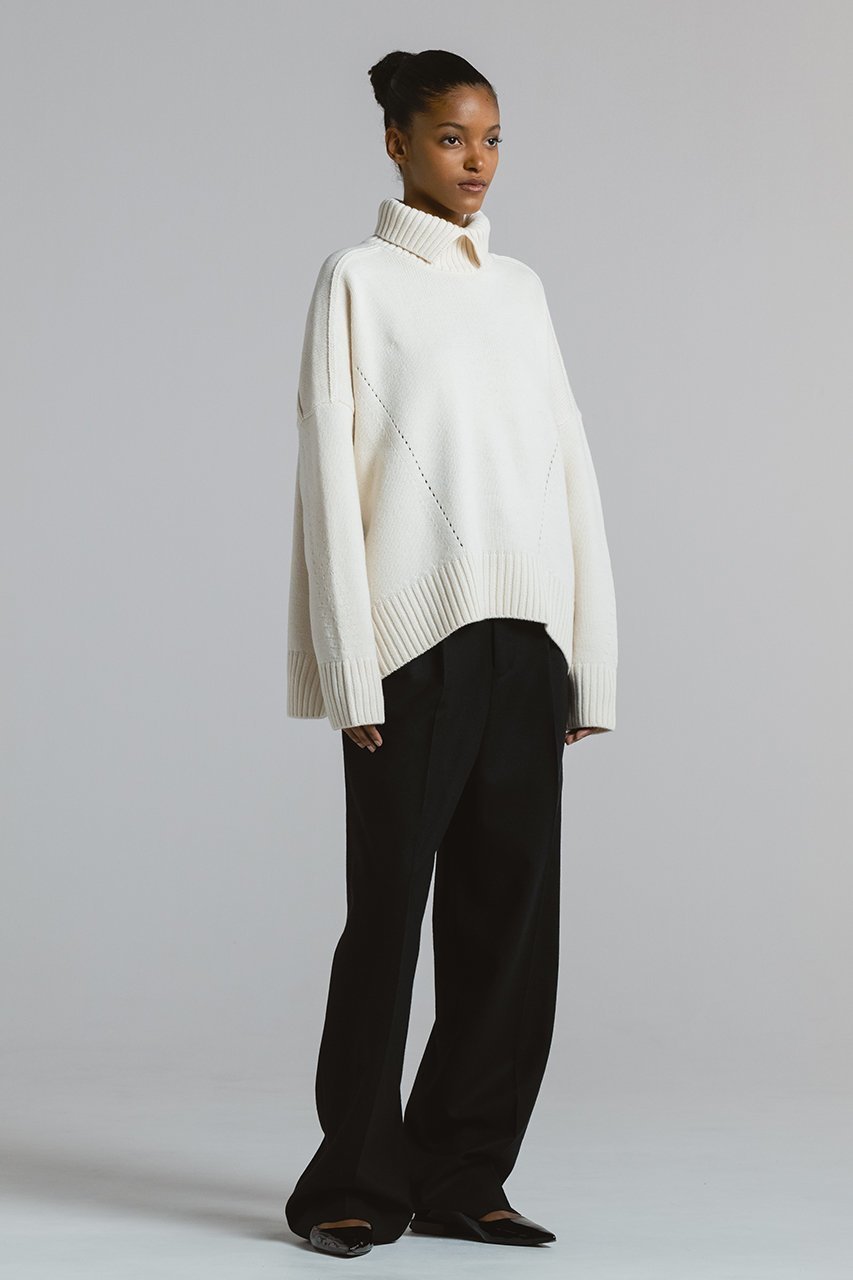 【チノ/CINOH】のオーバーサイズ ハイネック ニット 人気、トレンドファッション・服の通販 founy(ファニー) 　ファッション　Fashion　レディースファッション　Fashion for Women　トップス・カットソー　Cut & Sew Tops　ニット　Knit Tops & Sweaters　カジュアルプルオーバー・ニットトップス　Pullovers & Knit Tops / Casual Pullovers　イタリア　Italy　ウォーム　Warm Fabric　ハイネック　High Neck, Mock Neck　冬　Winter / This Winter　other-7|ID: prp329100004738873 ipo3291000000036885651