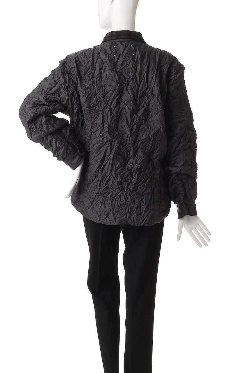 【メゾン マルジェラ/MAISON MARGIELA】のロングスリーブチェックコート 人気、トレンドファッション・服の通販 founy(ファニー) 　ファッション　Fashion　レディースファッション　Fashion for Women　アウター　Coat / Outerwear Collection　コート・ロングコート・ピーコート　Long Coats, Peacoats & More　クラシック　Classic, Timeless Style　ショート　Short, Short Length　チェック　Check, Plaid, Tartan　パターン　Pattern, Design Print　新作・新入荷　New Arrivals / New In　other-4|ID: prp329100004738882 ipo3291000000034229067