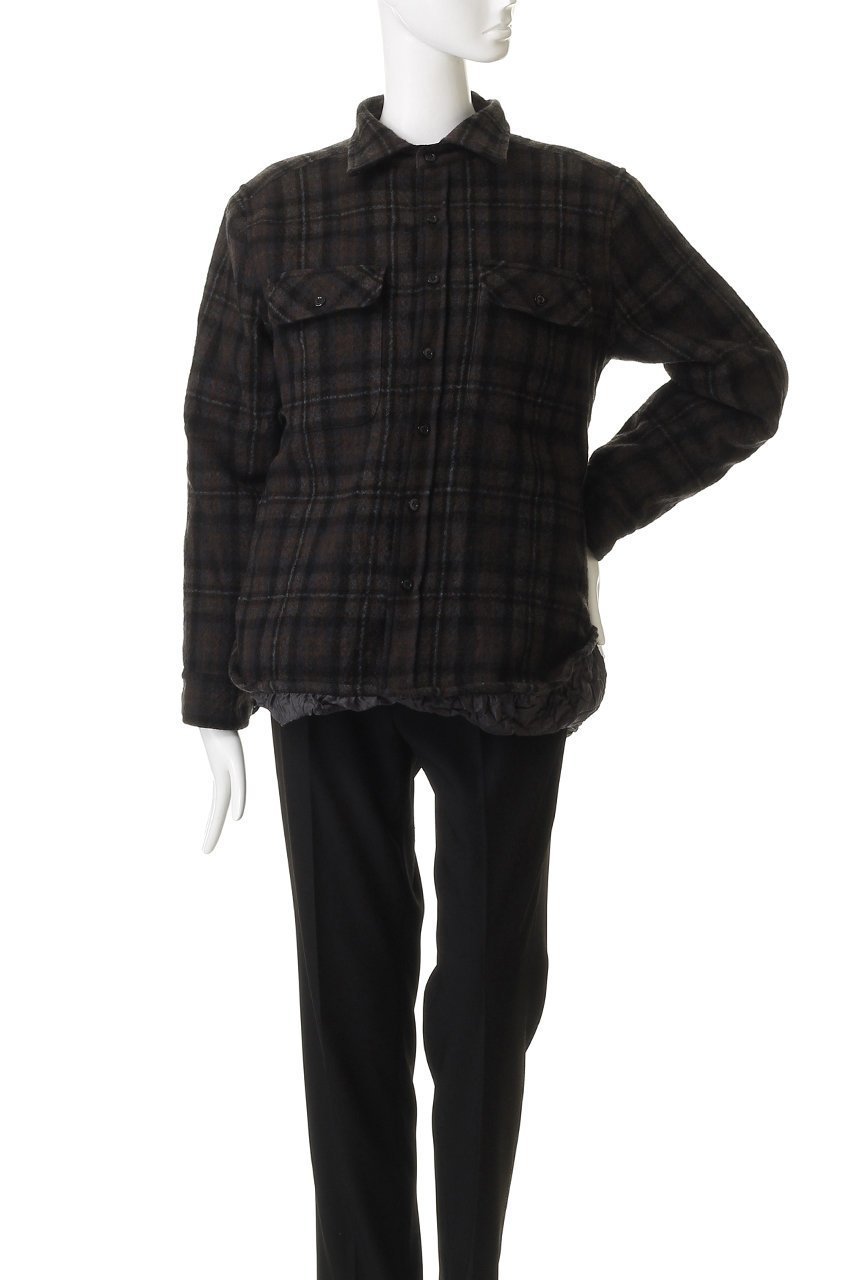 【メゾン マルジェラ/MAISON MARGIELA】のロングスリーブチェックコート 人気、トレンドファッション・服の通販 founy(ファニー) 　ファッション　Fashion　レディースファッション　Fashion for Women　アウター　Coat / Outerwear Collection　コート・ロングコート・ピーコート　Long Coats, Peacoats & More　クラシック　Classic, Timeless Style　ショート　Short, Short Length　チェック　Check, Plaid, Tartan　パターン　Pattern, Design Print　新作・新入荷　New Arrivals / New In　other-6|ID: prp329100004738882 ipo3291000000034229069