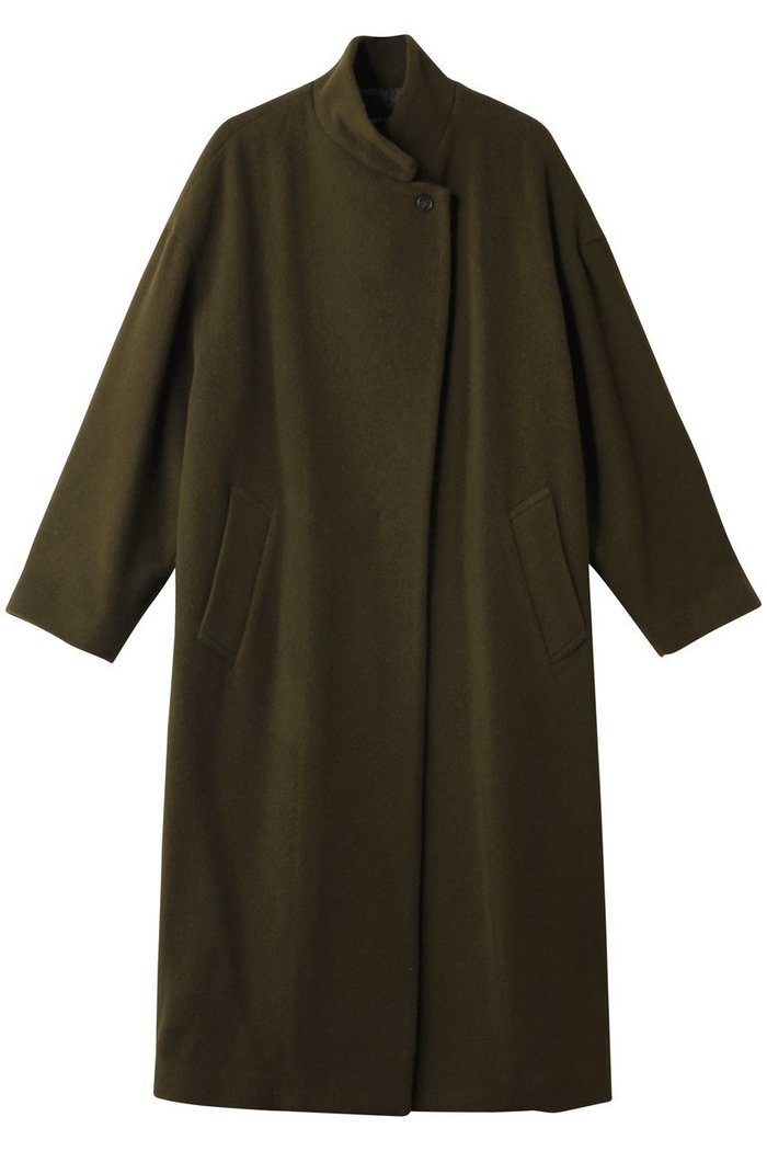 【ミズイロ インド/mizuiro ind】のウールブレンドスタンドカラーコート インテリア・キッズ・メンズ・レディースファッション・服の通販 founy(ファニー) https://founy.com/ ファッション Fashion レディースファッション Fashion for Women アウター Coat / Outerwear Collection コート・ロングコート・ピーコート Long Coats, Peacoats & More スタンド Stand Collar, Upright Stand フロント Front, Front Design ロング Long, Long-Length 人気 Popular, Best Seller 定番 Standard, Basic Item A/W・秋冬 Autumn/Winter |ID: prp329100004738887 ipo3291000000034229105