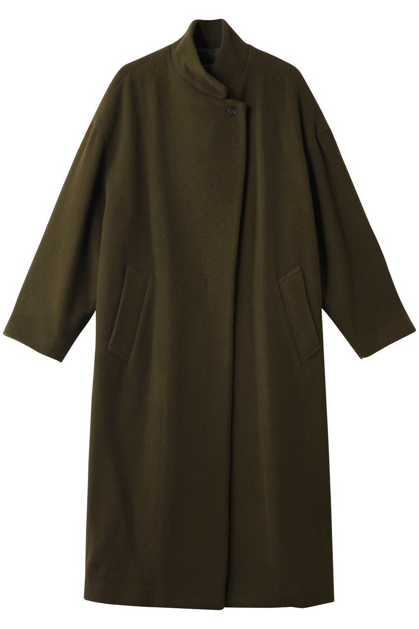 【ミズイロ インド/mizuiro ind】のwool blend stand collar CT コート 人気、トレンドファッション・服の通販 founy(ファニー) 　ファッション　Fashion　レディースファッション　Fashion for Women　アウター　Coat / Outerwear Collection　コート・ロングコート・ピーコート　Long Coats, Peacoats & More　スタンド　Stand Collar, Upright Stand　フロント　Front, Front Design　ロング　Long, Long-Length　人気　Popular, Best Seller　定番　Standard, Basic Item　新作・新入荷　New Arrivals / New In　A/W・秋冬　Autumn/Winter　 other-1|ID: prp329100004738887 ipo3291000000034229105