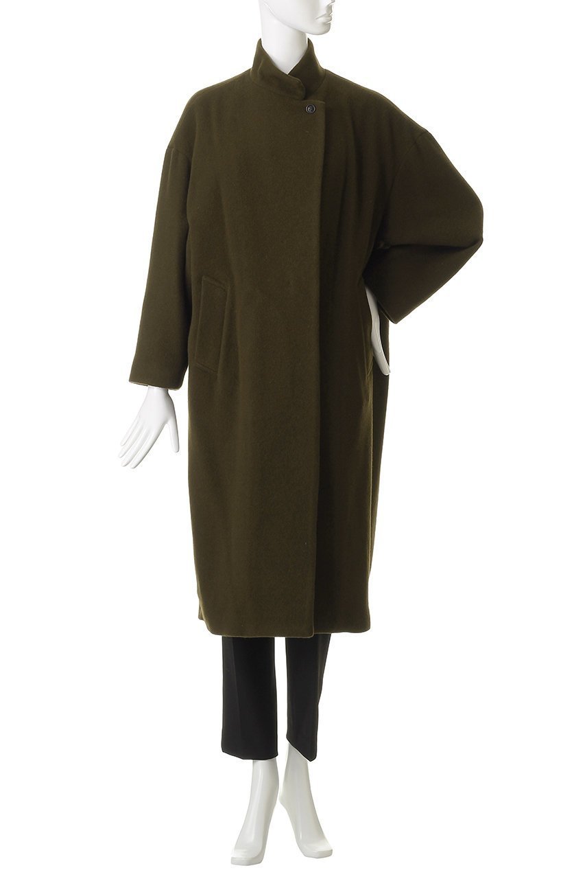 【ミズイロ インド/mizuiro ind】のwool blend stand collar CT コート 人気、トレンドファッション・服の通販 founy(ファニー) 　ファッション　Fashion　レディースファッション　Fashion for Women　アウター　Coat / Outerwear Collection　コート・ロングコート・ピーコート　Long Coats, Peacoats & More　スタンド　Stand Collar, Upright Stand　フロント　Front, Front Design　ロング　Long, Long-Length　人気　Popular, Best Seller　定番　Standard, Basic Item　新作・新入荷　New Arrivals / New In　A/W・秋冬　Autumn/Winter　other-2|ID: prp329100004738887 ipo3291000000034229109