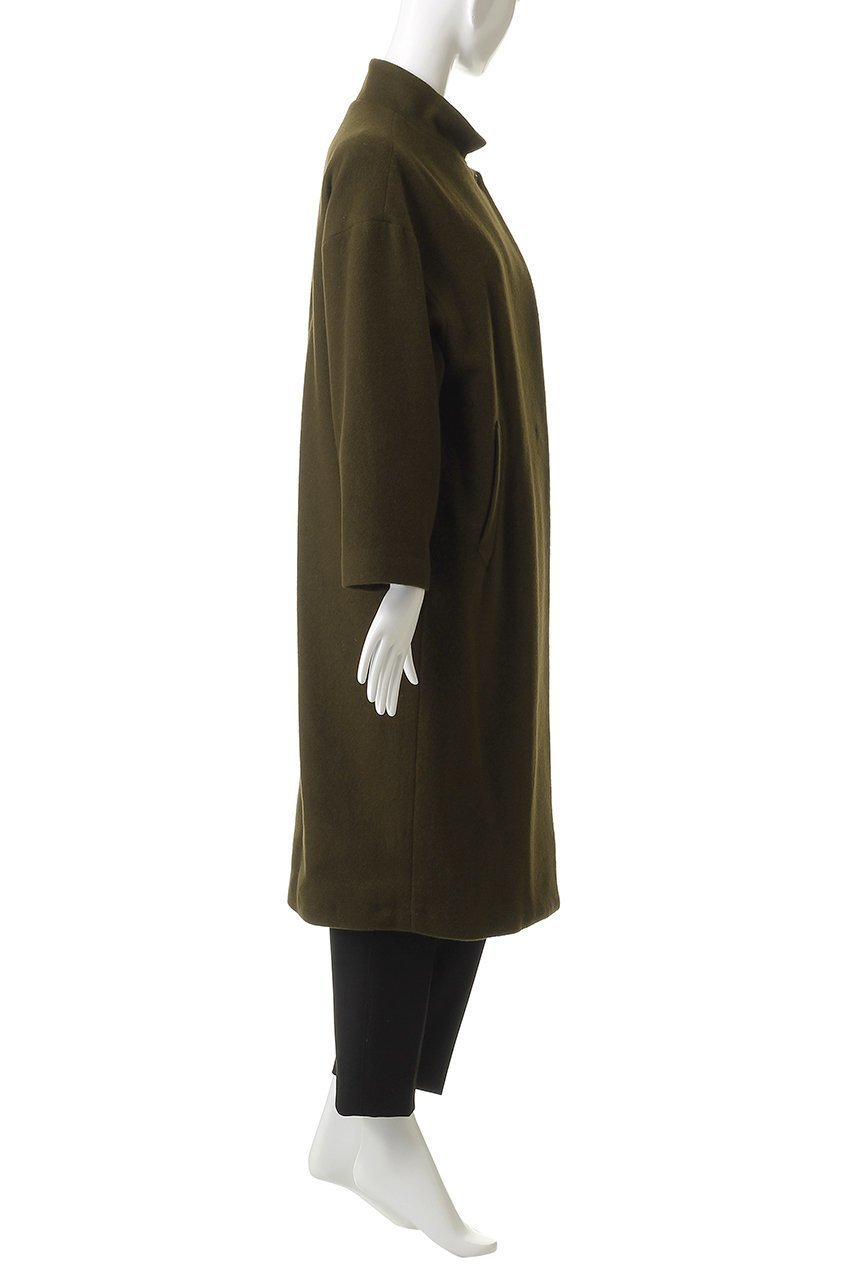 【ミズイロ インド/mizuiro ind】のwool blend stand collar CT コート 人気、トレンドファッション・服の通販 founy(ファニー) 　ファッション　Fashion　レディースファッション　Fashion for Women　アウター　Coat / Outerwear Collection　コート・ロングコート・ピーコート　Long Coats, Peacoats & More　スタンド　Stand Collar, Upright Stand　フロント　Front, Front Design　ロング　Long, Long-Length　人気　Popular, Best Seller　定番　Standard, Basic Item　新作・新入荷　New Arrivals / New In　A/W・秋冬　Autumn/Winter　other-3|ID: prp329100004738887 ipo3291000000034229110