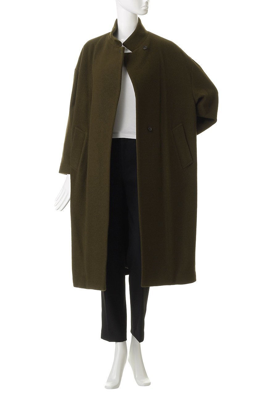 【ミズイロ インド/mizuiro ind】のwool blend stand collar CT コート 人気、トレンドファッション・服の通販 founy(ファニー) 　ファッション　Fashion　レディースファッション　Fashion for Women　アウター　Coat / Outerwear Collection　コート・ロングコート・ピーコート　Long Coats, Peacoats & More　スタンド　Stand Collar, Upright Stand　フロント　Front, Front Design　ロング　Long, Long-Length　人気　Popular, Best Seller　定番　Standard, Basic Item　新作・新入荷　New Arrivals / New In　A/W・秋冬　Autumn/Winter　other-7|ID: prp329100004738887 ipo3291000000034229114