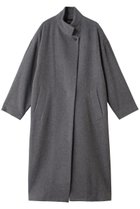 【ミズイロ インド/mizuiro ind】のwool blend stand collar CT コート c.gray|ID:prp329100004738887
