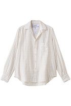 【フランク&アイリーン/Frank&Eileen】のEILEEN イタリアンコットン ウィンドウペンチェック シャツ 人気、トレンドファッション・服の通販 founy(ファニー) ファッション Fashion レディースファッション Fashion for Women トップス・カットソー Cut & Sew Tops シャツ・ブラウス・オフィスカジュアル Elegant Blouses & Button-Ups クラシック Classic, Timeless Style スリーブ Sleeve, Long Sleeve / Short Sleeve バランス Balance, Style Balance ロング Long, Long-Length thumbnail オフホワイト|ID: prp329100004738888 ipo3291000000036136595