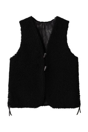 【シシ/sisii】 サウス ウエスタン ベスト ムートン人気、トレンドファッション・服の通販 founy(ファニー) ファッション Fashion レディースファッション Fashion for Women アウター Coat / Outerwear Collection レディースジャケット・軽アウター Jackets ウエスタン Western Style コンパクト Compact, Small Size シンプル Simple, Minimal ジャケット Jacket, Outerwear スリット Slit, Slit Detail ベスト Vest, Waistcoat ムートン Shearling, Mouton モコモコ Fuzzy, Fluffy リボン Ribbon, Bow レース Lace, Lace Fabric 新作・新入荷 New Arrivals / New In A/W・秋冬 Autumn/Winter |ID:prp329100004738895