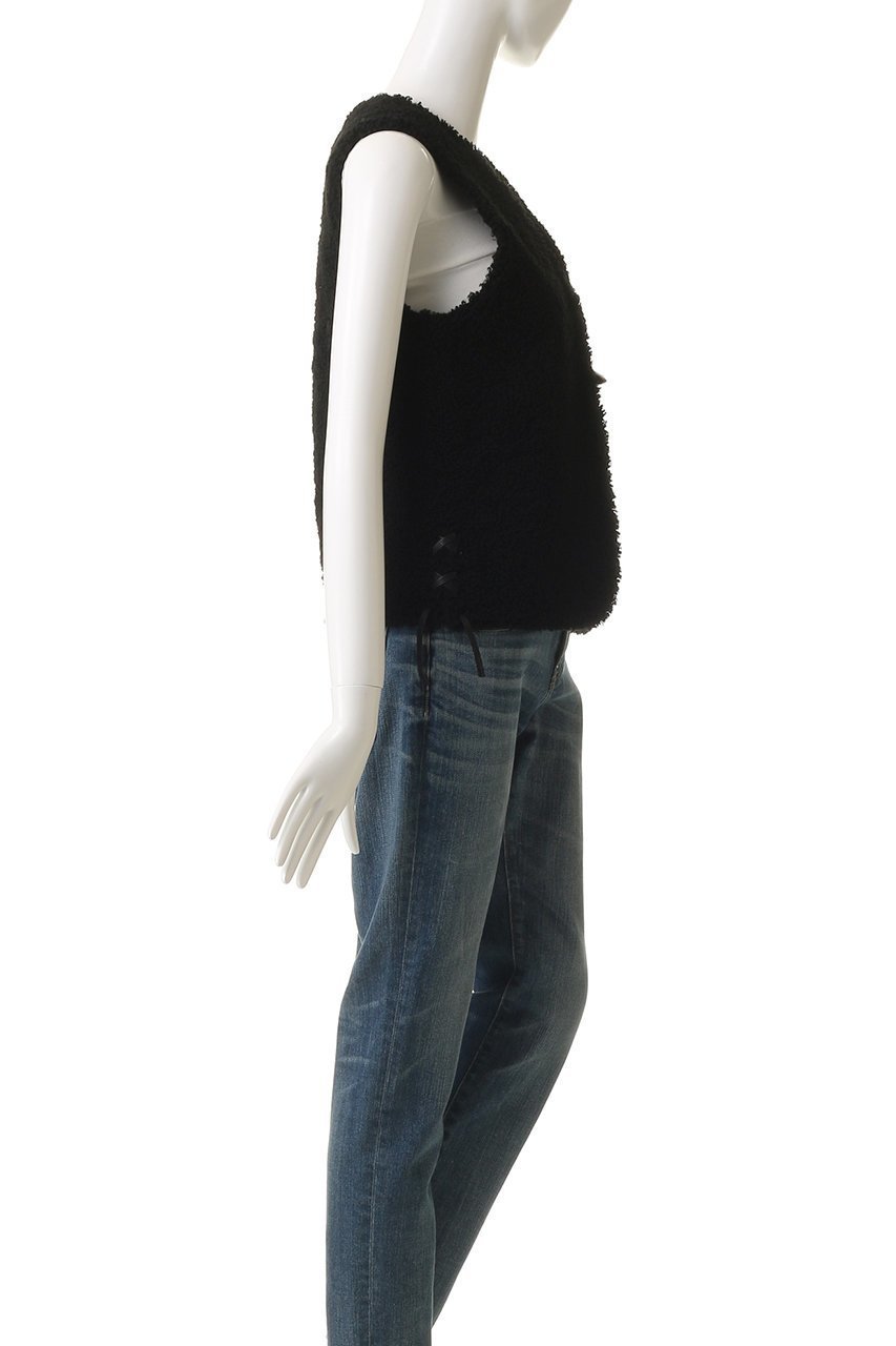 【シシ/sisii】のサウス ウエスタン ベスト ムートン 人気、トレンドファッション・服の通販 founy(ファニー) 　ファッション　Fashion　レディースファッション　Fashion for Women　アウター　Coat / Outerwear Collection　レディースジャケット・軽アウター　Jackets　ウエスタン　Western Style　コンパクト　Compact, Small Size　シンプル　Simple, Minimal　ジャケット　Jacket, Outerwear　スリット　Slit, Slit Detail　ベスト　Vest, Waistcoat　ムートン　Shearling, Mouton　モコモコ　Fuzzy, Fluffy　リボン　Ribbon, Bow　レース　Lace, Lace Fabric　新作・新入荷　New Arrivals / New In　A/W・秋冬　Autumn/Winter　other-3|ID: prp329100004738895 ipo3291000000034229172