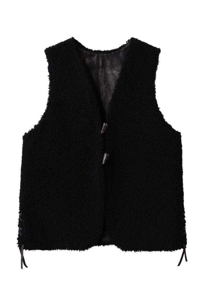 【シシ/sisii】のサウス ウエスタン ベスト ムートン インテリア・キッズ・メンズ・レディースファッション・服の通販 founy(ファニー) https://founy.com/ ファッション Fashion レディースファッション Fashion for Women アウター Coat / Outerwear Collection レディースジャケット・軽アウター Jackets ウエスタン Western Style コンパクト Compact, Small Size シンプル Simple, Minimal ジャケット Jacket, Outerwear スリット Slit, Slit Detail ベスト Vest, Waistcoat ムートン Shearling, Mouton モコモコ Fuzzy, Fluffy リボン Ribbon, Bow レース Lace, Lace Fabric A/W・秋冬 Autumn/Winter |ID: prp329100004738895 ipo3291000000036136600