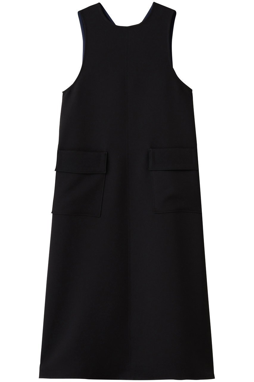 【ランバン オン ブルー/LANVIN en Bleu】のトリプルクロスフレアジャンスカワンピース インテリア・キッズ・メンズ・レディースファッション・服の通販 founy(ファニー) 　ファッション　Fashion　レディースファッション　Fashion for Women　ワンピース　Dresses　チュニック　Tunic Tops & Dresses　おすすめ　Recommended / Our Picks　シンプル　Simple, Minimal　ジャケット　Jacket, Outerwear　タートルネック　Turtleneck, High Neck　チュニック　Tunic, Long Top　トリプル　Triple, Three Layers　フレア　Flare, Flared　ロング　Long, Long-Length　冬　Winter / This Winter　秋　Autumn　ブラック|ID: prp329100004738899 ipo3291000000035493888