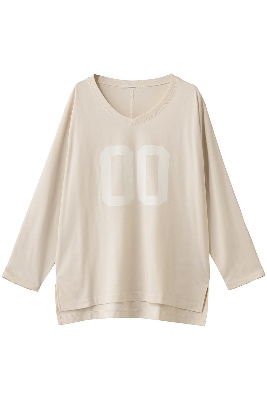 【ガリャルダガランテ/GALLARDAGALANTE】のナンバーTee 人気、トレンドファッション・服の通販 founy(ファニー) 　ファッション　Fashion　レディースファッション　Fashion for Women　トップス・カットソー　Cut & Sew Tops　シャツ・ブラウス・オフィスカジュアル　Elegant Blouses & Button-Ups　ロングTシャツ・Tシャツ　Longline T-Shirts & Tees　カットソー・ベーシックTシャツ　Cut-and-Sewn Tops / Stretch Tees & Basics　スリーブ　Sleeve, Long Sleeve / Short Sleeve　フロント　Front, Front Design　ロング　Long, Long-Length　再入荷　Restock / Back in Stock　 other-1|ID: prp329100004738902 ipo3291000000036041580