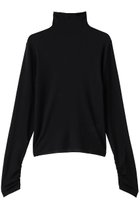 【マリリンムーン/MARILYN MOON】の16Gシアーウールハイネックニット ブラック|ID: prp329100004738921 ipo3291000000035871055