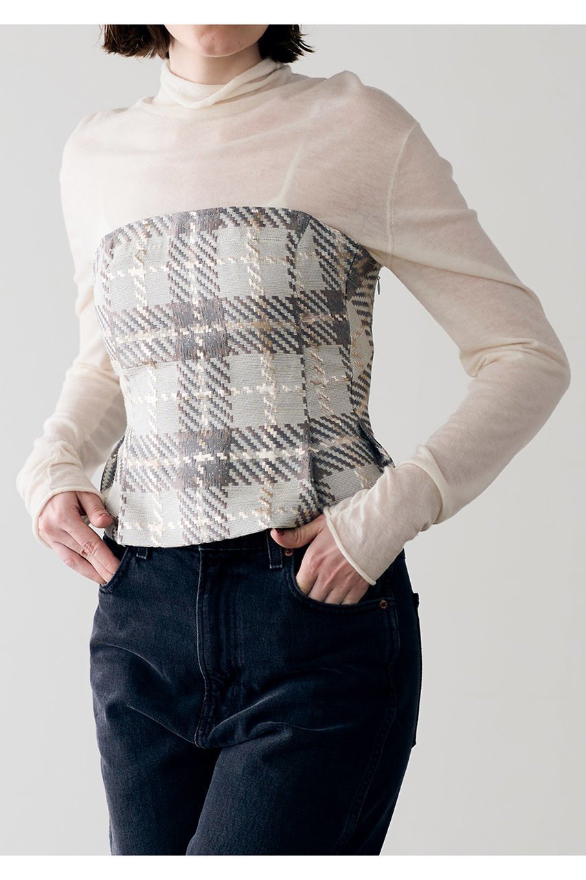 【マリリンムーン/MARILYN MOON】の16Gシアーウールハイネックニット 人気、トレンドファッション・服の通販 founy(ファニー) 　ファッション　Fashion　レディースファッション　Fashion for Women　トップス・カットソー　Cut & Sew Tops　ニット　Knit Tops & Sweaters　カジュアルプルオーバー・ニットトップス　Pullovers & Knit Tops / Casual Pullovers　おすすめ　Recommended / Our Picks　なめらか　Smooth, Silky Texture　インナー　Innerwear　キャミソール　Camisole, Spaghetti Strap Top　シアー　Sheer, See-Through　シャーリング　Shirring, Ruched　ハイネック　High Neck, Mock Neck　ルーズ　Loose, Oversized　人気　Popular, Best Seller　冬　Winter / This Winter　other-6|ID: prp329100004738921 ipo3291000000036136641