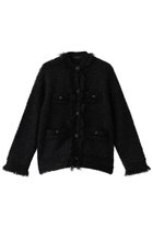 【アルアバイル/allureville】のスパンコールJQニットジャケット 人気、トレンドファッション・服の通販 founy(ファニー) ファッション Fashion レディースファッション Fashion for Women アウター Coat / Outerwear Collection レディースジャケット・軽アウター Jackets エレガント 上品 Elegant ジャカード／ジャガード Jacquard, Woven Pattern ジャケット Jacket, Outerwear スパンコール Sequins, Sequin Embellishment スリーブ Sleeve, Long Sleeve / Short Sleeve フリンジ Fringe, Tassel ロング Long, Long-Length 新作・新入荷 New Arrivals / New In A/W・秋冬 Autumn/Winter thumbnail ブラック|ID: prp329100004738931 ipo3291000000034229432