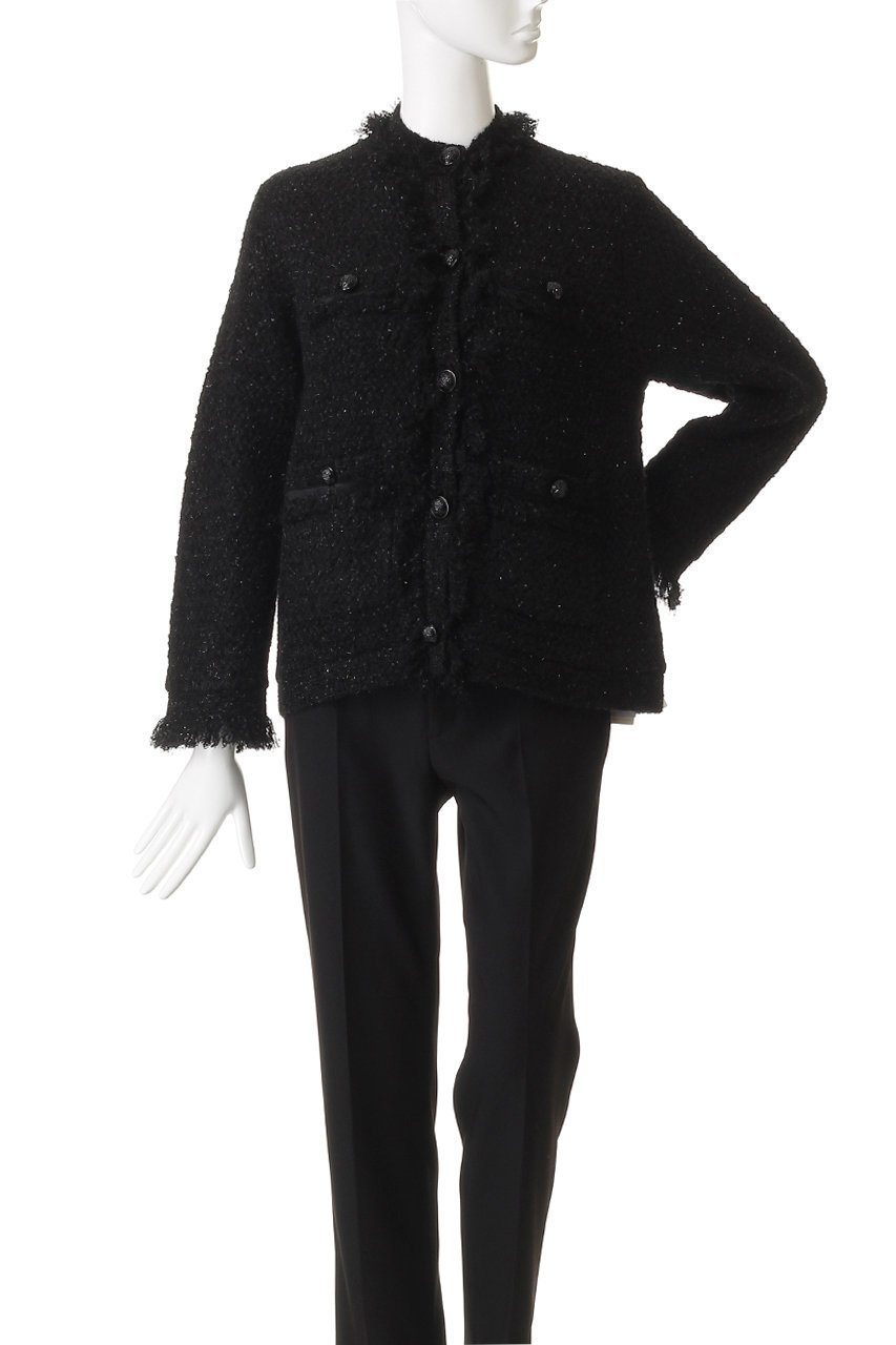 【アルアバイル/allureville】のスパンコールJQニットジャケット 人気、トレンドファッション・服の通販 founy(ファニー) 　ファッション　Fashion　レディースファッション　Fashion for Women　アウター　Coat / Outerwear Collection　レディースジャケット・軽アウター　Jackets　エレガント 上品　Elegant　ジャカード／ジャガード　Jacquard, Woven Pattern　ジャケット　Jacket, Outerwear　スパンコール　Sequins, Sequin Embellishment　スリーブ　Sleeve, Long Sleeve / Short Sleeve　フリンジ　Fringe, Tassel　ロング　Long, Long-Length　新作・新入荷　New Arrivals / New In　A/W・秋冬　Autumn/Winter　other-2|ID: prp329100004738931 ipo3291000000034229433