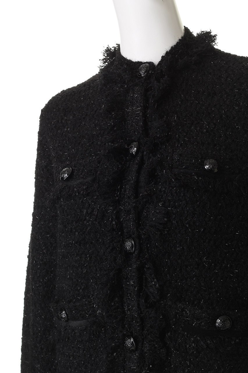 【アルアバイル/allureville】のスパンコールJQニットジャケット 人気、トレンドファッション・服の通販 founy(ファニー) 　ファッション　Fashion　レディースファッション　Fashion for Women　アウター　Coat / Outerwear Collection　レディースジャケット・軽アウター　Jackets　エレガント 上品　Elegant　ジャカード／ジャガード　Jacquard, Woven Pattern　ジャケット　Jacket, Outerwear　スパンコール　Sequins, Sequin Embellishment　スリーブ　Sleeve, Long Sleeve / Short Sleeve　フリンジ　Fringe, Tassel　ロング　Long, Long-Length　新作・新入荷　New Arrivals / New In　A/W・秋冬　Autumn/Winter　other-5|ID: prp329100004738931 ipo3291000000034229436