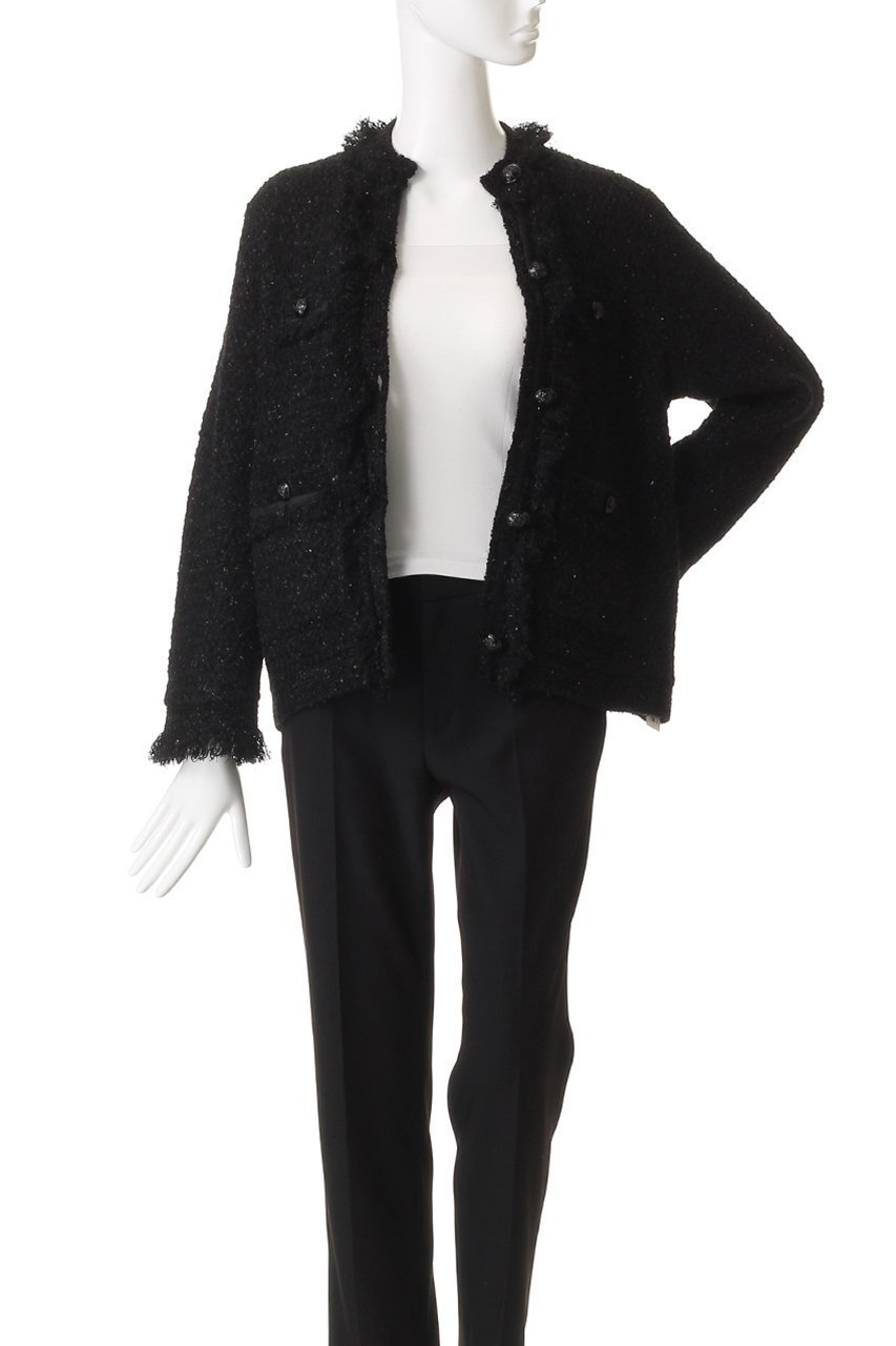 【アルアバイル/allureville】のスパンコールJQニットジャケット 人気、トレンドファッション・服の通販 founy(ファニー) 　ファッション　Fashion　レディースファッション　Fashion for Women　アウター　Coat / Outerwear Collection　レディースジャケット・軽アウター　Jackets　エレガント 上品　Elegant　ジャカード／ジャガード　Jacquard, Woven Pattern　ジャケット　Jacket, Outerwear　スパンコール　Sequins, Sequin Embellishment　スリーブ　Sleeve, Long Sleeve / Short Sleeve　フリンジ　Fringe, Tassel　ロング　Long, Long-Length　新作・新入荷　New Arrivals / New In　A/W・秋冬　Autumn/Winter　other-7|ID: prp329100004738931 ipo3291000000034229438