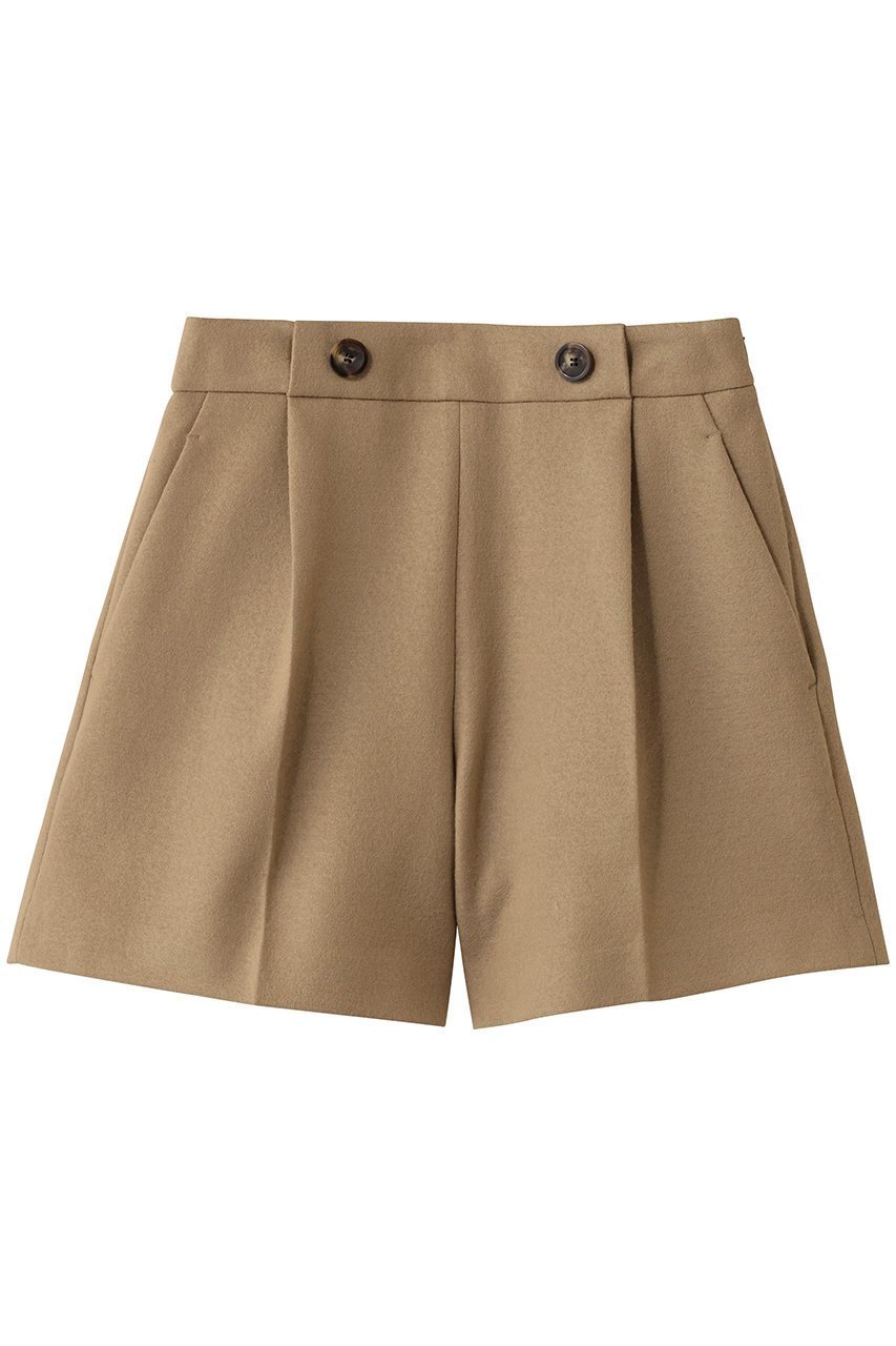 【アルアバイル/allureville】のメルトンショートパンツ インテリア・キッズ・メンズ・レディースファッション・服の通販 founy(ファウニー) 　ファッション　Fashion　レディースファッション　Fashion for Women　パンツ　Pants & Trousers　ショートパンツ・ハーフパンツ　High-Waisted & Relaxed Shorts　ウォーム　Warm Fabric　ショート　Short, Short Length　メルトン　Melton, Heavy Wool　ロング　Long, Long-Length　A/W・秋冬　Autumn/Winter　ベージュ|ID: prp329100004738932 ipo3291000000036957579