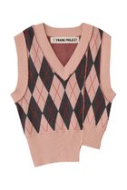 【プランク プロジェクト/PRANK PROJECT】のアーガイルニットベスト / Argyle Knit Vest PNK(ピンク)|ID: prp329100004738933 ipo3291000000034229448