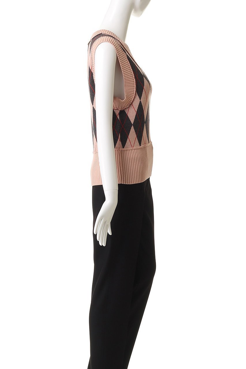 【プランク プロジェクト/PRANK PROJECT】のアーガイルニットベスト / Argyle Knit Vest 人気、トレンドファッション・服の通販 founy(ファニー) 　ファッション　Fashion　レディースファッション　Fashion for Women　トップス・カットソー　Cut & Sew Tops　ニット　Knit Tops & Sweaters　ベスト&ジレ / 重ね着スタイル　Vests & Gilets　カジュアルプルオーバー・ニットトップス　Pullovers & Knit Tops / Casual Pullovers　ジャカード／ジャガード　Jacquard, Woven Pattern　ダブル　Double, Double-Breasted　ベスト　Vest, Waistcoat　other-3|ID: prp329100004738933 ipo3291000000034229451