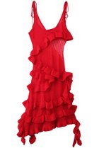 【プランク プロジェクト/PRANK PROJECT】のモヘアワンピース / Mohair One-Piece 人気、トレンドファッション・服の通販 founy(ファニー) ファッション Fashion レディースファッション Fashion for Women ワンピース Dresses チュニック Tunic Tops & Dresses カットソー Cut and Sewn Top キャミソール Camisole, Spaghetti Strap Top シアー Sheer, See-Through ダメージ Distressed, Destroyed チュニック Tunic, Long Top デニム Denim, Jeans Material フィット Fit, Slim Fit フリル Frill, Ruffle ロング Long, Long-Length thumbnail RED(レッド)|ID: prp329100004738934 ipo3291000000034229460
