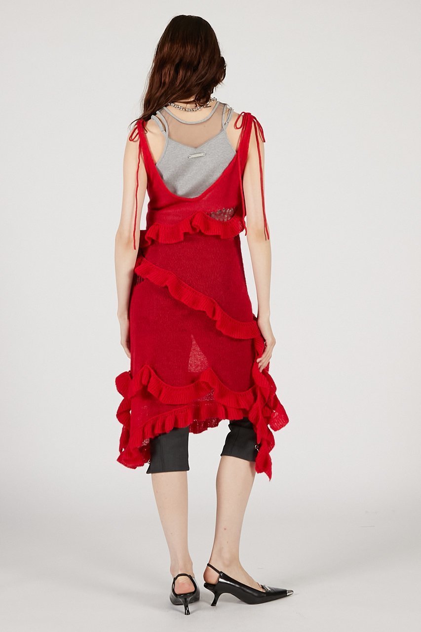 【プランク プロジェクト/PRANK PROJECT】のモヘアワンピース / Mohair One-Piece 人気、トレンドファッション・服の通販 founy(ファニー) 　ファッション　Fashion　レディースファッション　Fashion for Women　ワンピース　Dresses　チュニック　Tunic Tops & Dresses　カットソー　Cut and Sewn Top　キャミソール　Camisole, Spaghetti Strap Top　シアー　Sheer, See-Through　ダメージ　Distressed, Destroyed　チュニック　Tunic, Long Top　デニム　Denim, Jeans Material　フィット　Fit, Slim Fit　フリル　Frill, Ruffle　ロング　Long, Long-Length　other-8|ID: prp329100004738934 ipo3291000000034229467