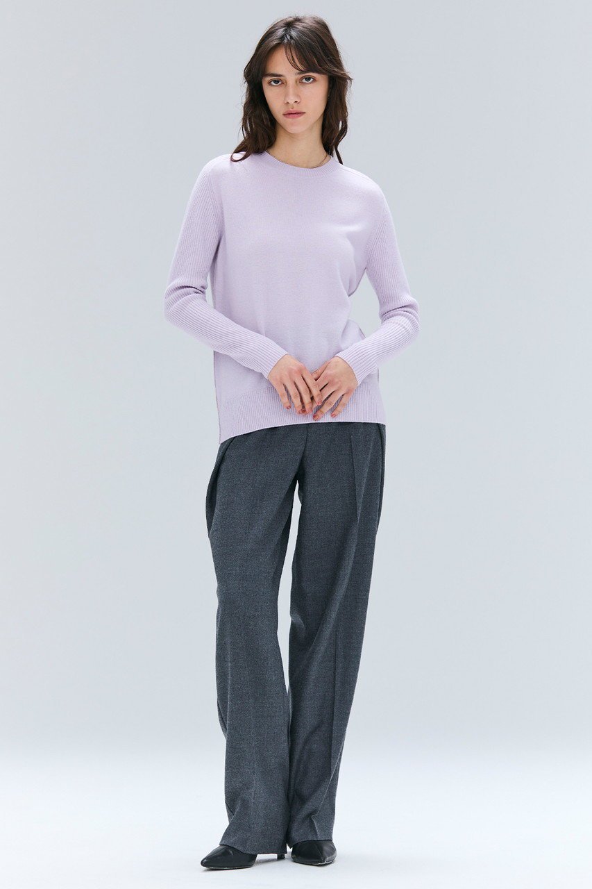 【ベイジ,/BEIGE,】のPOMPE(ポンプ)/ウールカシミヤ配色ラインクルーネックニット 人気、トレンドファッション・服の通販 founy(ファニー) ファッション Fashion レディースファッション Fashion for Women トップス・カットソー Cut & Sew Tops ニット Knit Tops & Sweaters カジュアルプルオーバー・ニットトップス Pullovers & Knit Tops / Casual Pullovers シンプル Simple, Minimal バランス Balance, Style Balance ボトム Bottoms, Lower Wear other-7|ID: prp329100004738937 ipo3291000000034526112