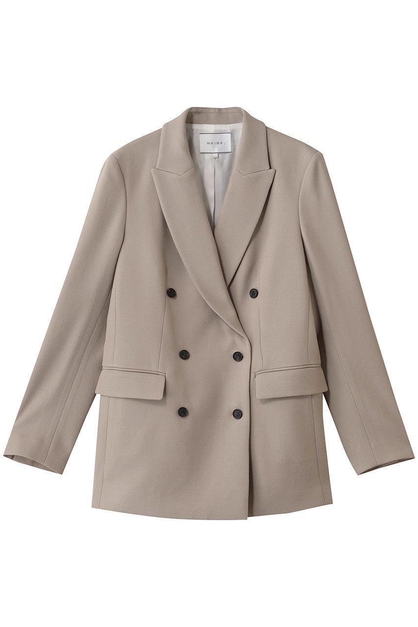 【ベイジ,/BEIGE,】のBUNNELL(バンネル)/ウールダブルブレストジャケット インテリア・キッズ・メンズ・レディースファッション・服の通販 founy(ファニー) 　ファッション　Fashion　レディースファッション　Fashion for Women　アウター　Coat / Outerwear Collection　レディースジャケット・軽アウター　Jackets　オケージョン　Occasion Wear　クール　Cool, Chic　ジャケット　Jacket, Outerwear　ダブル　Double, Double-Breasted　リラックス　Relax, Relaxed Fit　冬　Winter / This Winter　秋　Autumn　Taupe|ID: prp329100004738938 ipo3291000000035871086