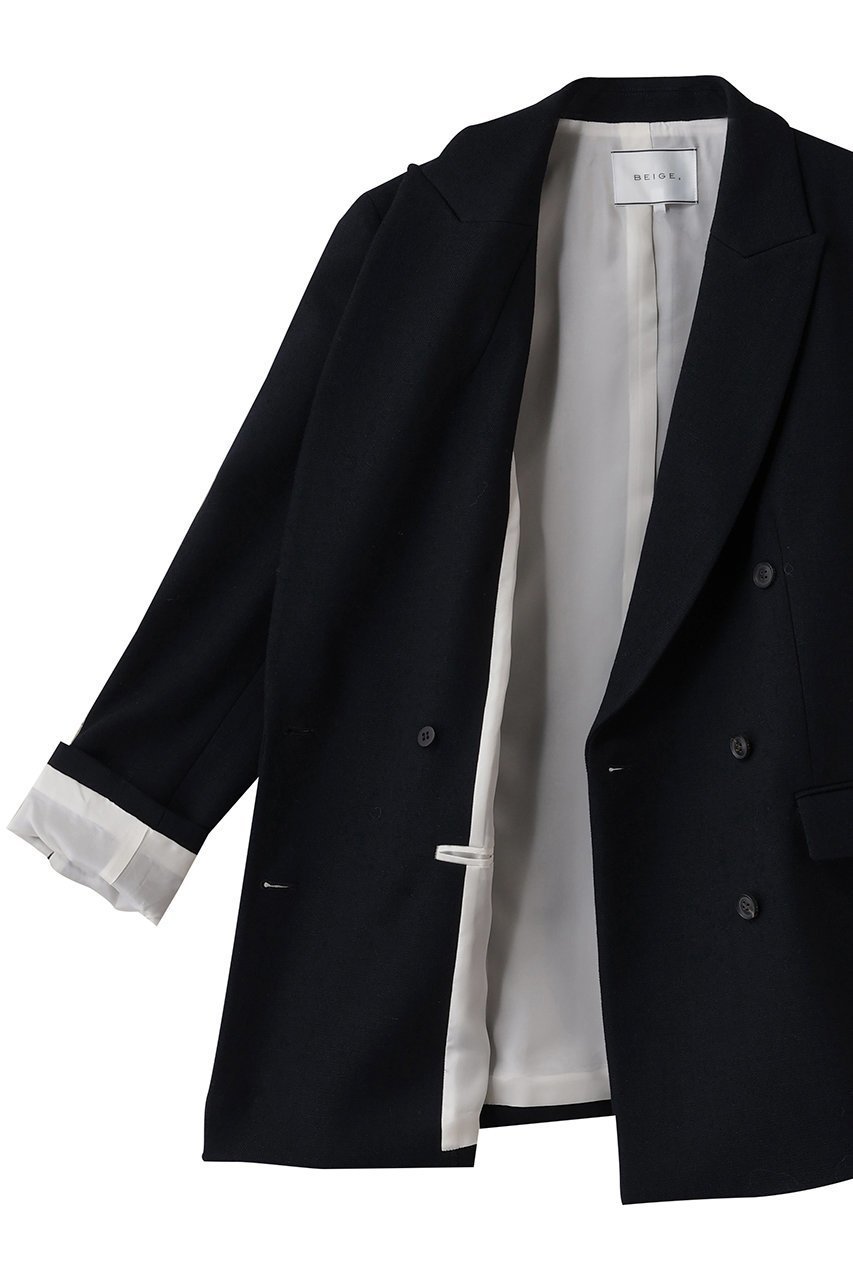 【ベイジ,/BEIGE,】のBUNNELL(バンネル)/ウールダブルブレストジャケット 人気、トレンドファッション・服の通販 founy(ファニー) 　ファッション　Fashion　レディースファッション　Fashion for Women　アウター　Coat / Outerwear Collection　レディースジャケット・軽アウター　Jackets　オケージョン　Occasion Wear　クール　Cool, Chic　ジャケット　Jacket, Outerwear　ダブル　Double, Double-Breasted　リラックス　Relax, Relaxed Fit　冬　Winter / This Winter　秋　Autumn　other-6|ID: prp329100004738938 ipo3291000000035871094