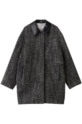 【ベイジ,/BEIGE,】のROBY(ロビー)/フェイクレザーツイードコート 人気、トレンドファッション・服の通販 founy(ファニー) ファッション Fashion レディースファッション Fashion for Women アウター Coat / Outerwear Collection コート・ロングコート・ピーコート Long Coats, Peacoats & More クラシカル Classical, Vintage-Inspired スウェット / スエット Sweatshirt, Sweatwear ツイード Twill, Twill Weave フェイクレザー Faux Leather, PU Leather ポケット Pocket, Pocket Detail ミックス Mix, Mixed Style リュクス Luxury, Elegant, High-End, Chic ロング Long, Long-Length 新作・新入荷 New Arrivals / New In |ID:prp329100004738939