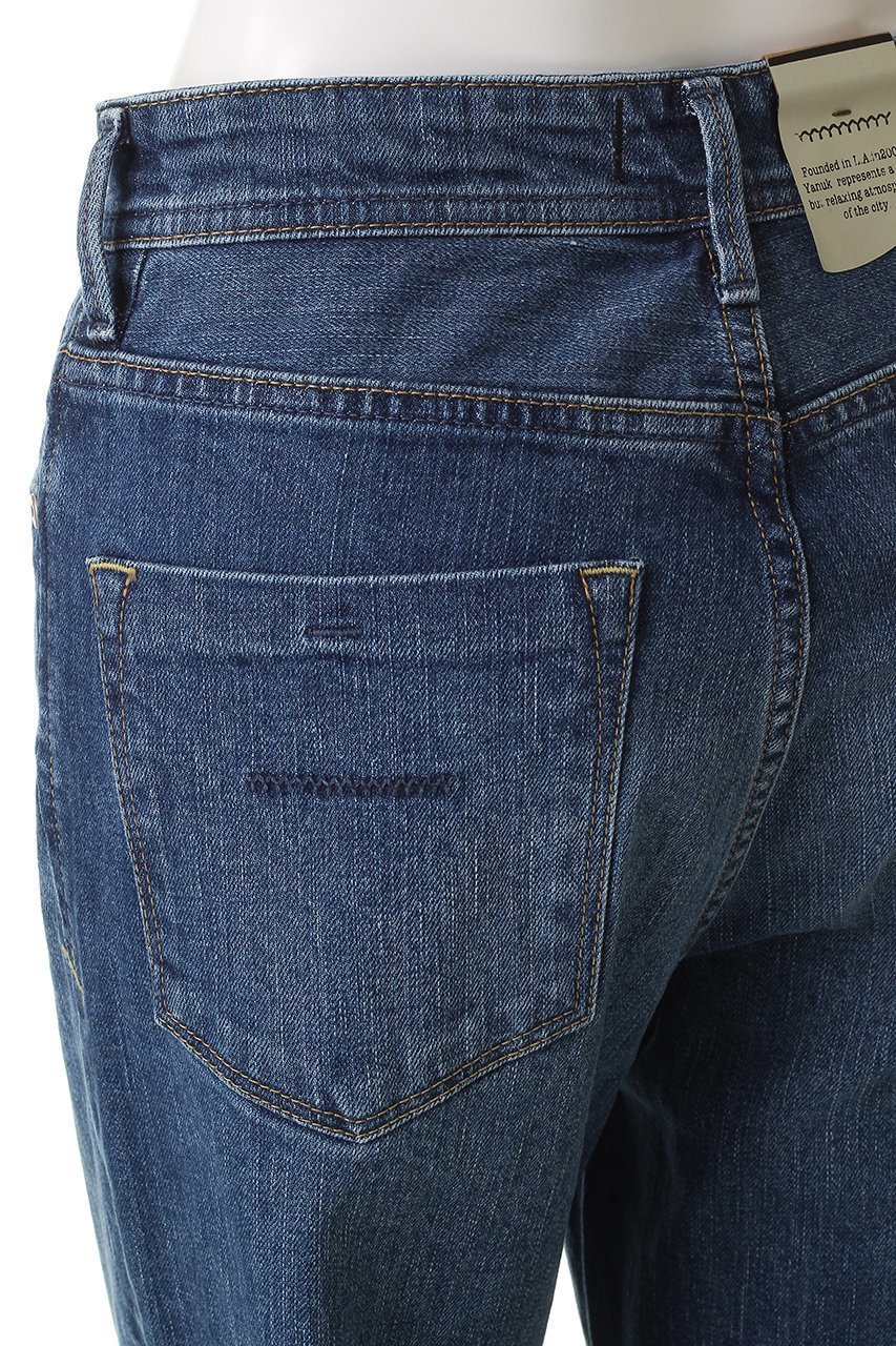 【ヤヌーク/YANUK】のボーイズストレート【LEA】 人気、トレンドファッション・服の通販 founy(ファニー) 　ファッション　Fashion　レディースファッション　Fashion for Women　パンツ　Pants & Trousers　デニムパンツ・ジーンズ・美脚デニム　Denim Jeans & Pants　おすすめ　Recommended / Our Picks　ストレッチ　Stretch, Stretchy Fabric　ストレート　Straight, Straight Cut　デニム　Denim, Jeans Material　ロング　Long, Long-Length　定番　Standard, Basic Item　other-6|ID: prp329100004738942 ipo3291000000036136684