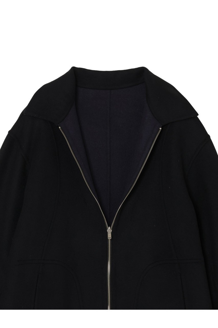 【ミラ ショーン バイ チカ キサダ/mila schon by chika kisada】のリバーシブル ウール ジップコート 人気、トレンドファッション・服の通販 founy(ファニー) 　ファッション　Fashion　レディースファッション　Fashion for Women　アウター　Coat / Outerwear Collection　コート・ロングコート・ピーコート　Long Coats, Peacoats & More　ショート　Short, Short Length　リバーシブル　Reversible, Two-Sided　other-4|ID: prp329100004738951 ipo3291000000036136696